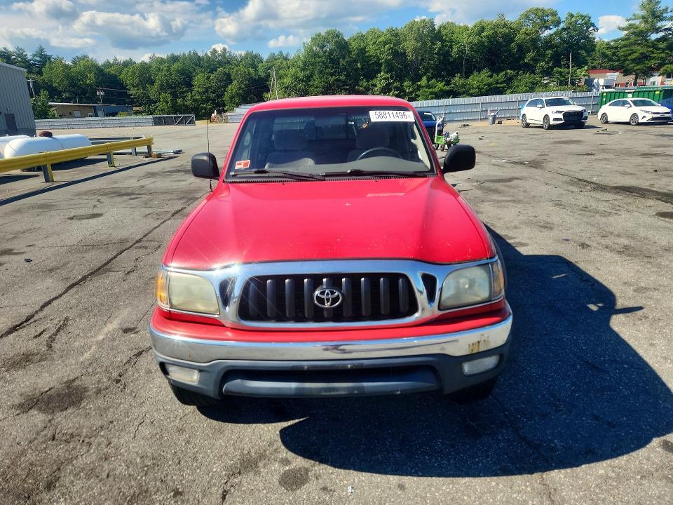 2003 Toyota Tacoma VIN 5TEWN72N83Z158751 COPART salvage auction — REAR END, RI - SALVAGE CERTIFICATE OF TITLE, sold $1,800 on 2026-07-28 (photo 5)
