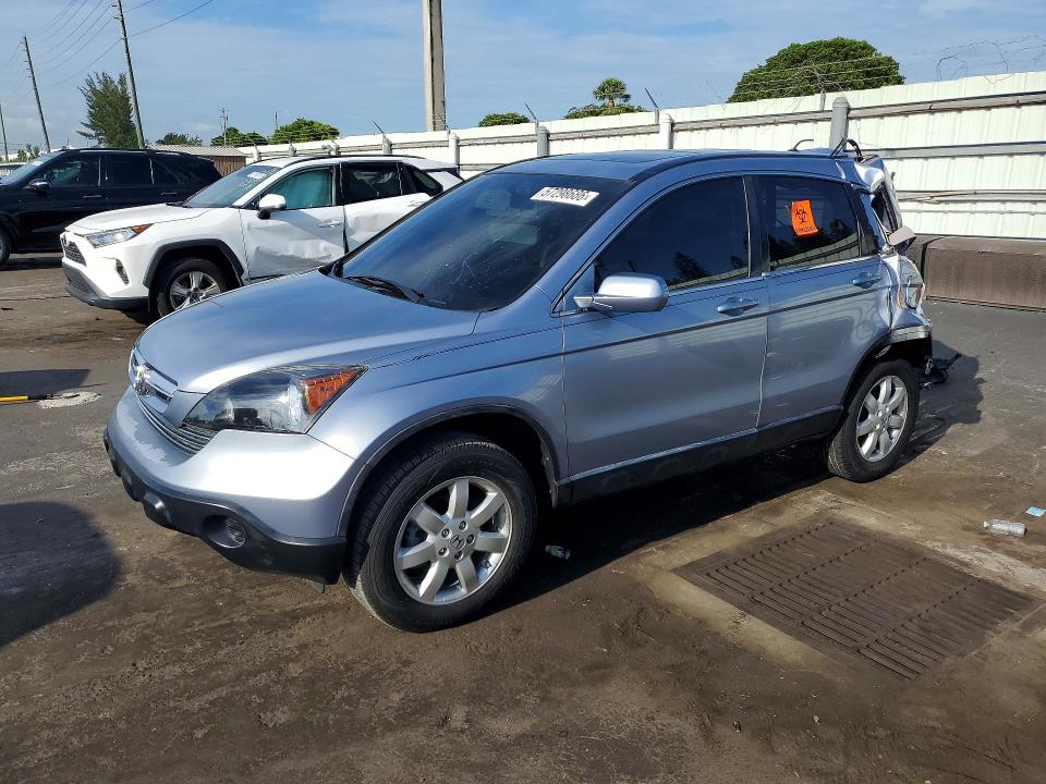 2009 Honda Cr-v VIN JHLRE38749C009035 COPART salvage auction — REAR END, Fl - Cert Of Title Slvg Rebuildable, sold $1,500 on 2026-07-08 (photo 1)