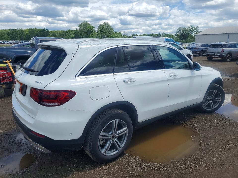 2021 Mercedes-benz Glc VIN W1N0G8EB7MF921261 COPART salvage auction — HAIL, Oh - Cert Of Title-Salvage, sold $9,100 on 2026-07-23 (photo 3)