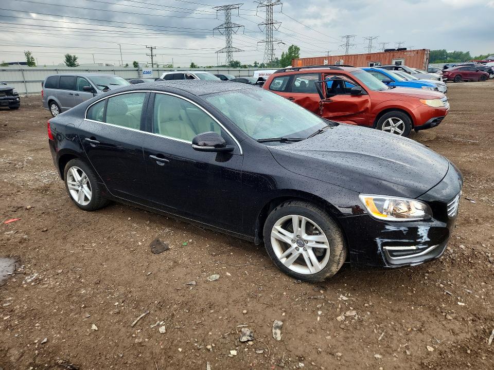 2015 Volvo S60 VIN YV140MFB4F1306357 COPART salvage auction — FRONT END, Wv - Salvage Certificate, sold $2,300 on 2026-08-13 (photo 4)