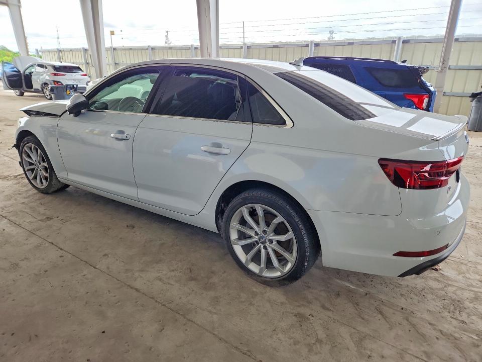 2019 Audi A4 VIN WAUHMAF48KA014584 COPART salvage auction — FRONT END, Ca - Salvage Certificate, sold $2,500 on 2026-07-15 (photo 2)