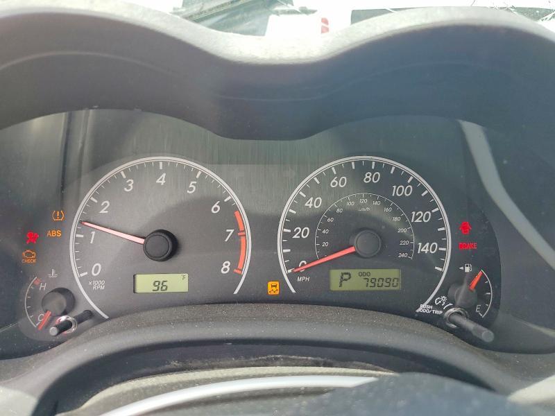 2012 Toyota Corolla VIN 2T1BU4EE7CC861517 COPART salvage auction — FRONT END, FL - CERT OF TITLE SLVG REBUILDABLE, sold $900 on 2026-07-02 (photo 9)