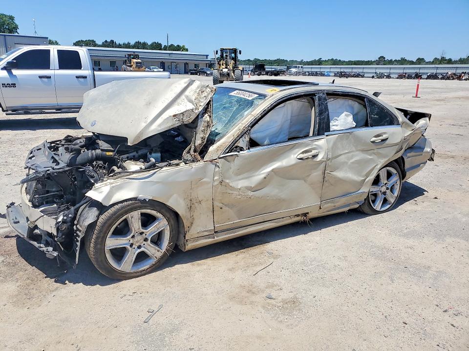 2011 Mercedes-benz C-klasse VIN WDDGF5EB7BR135226 COPART salvage auction — ALL OVER, Sc - Cert Of Title-Salvage, sold $325 on 2026-07-13 (photo 1)