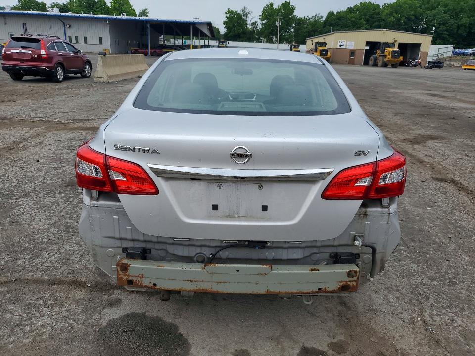 2017 Nissan Sentra VIN 3N1AB7AP5HY335813 COPART salvage auction — REAR END, NY - MV-907A SALVAGE CERTIFICATE, sold $675 on 2026-07-02 (photo 6)