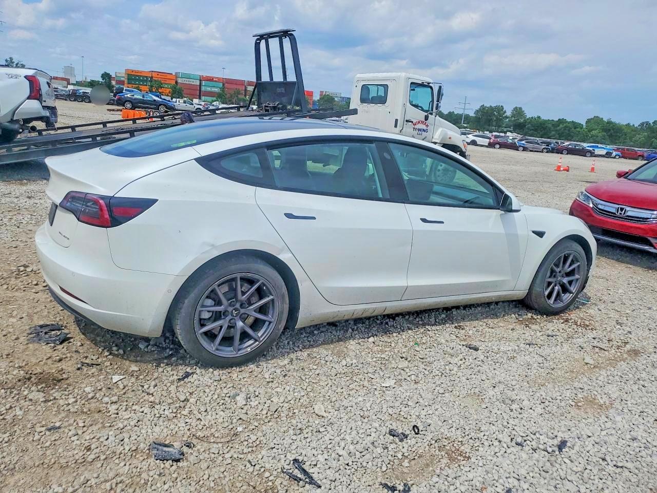 2022 Tesla Model 3 VIN 5YJ3E1EB1NF315154 COPART salvage auction — Rear End, OH - CERTIFICATE OF TITLE, sold $4,700 on 2026-07-03 (photo 3)