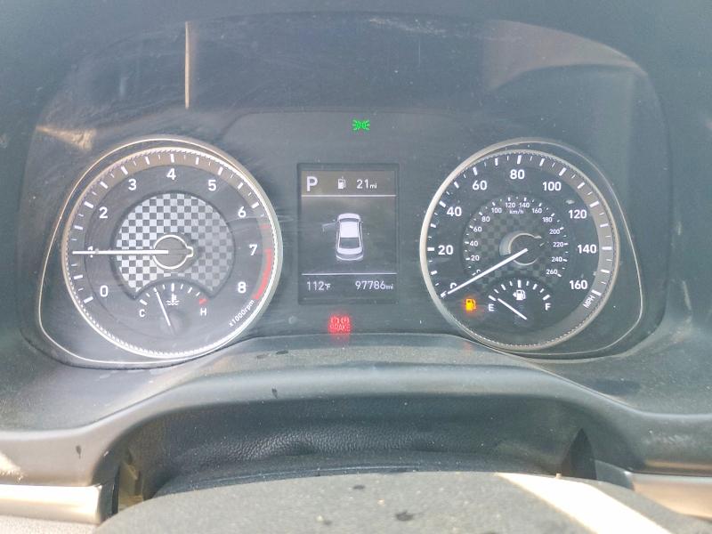 2020 Hyundai VIN KMHD84LF0LU080538 COPART salvage auction — REAR END, Az - Cert Of Title - Salvage, sold $2,250 on 2026-07-06 (photo 9)