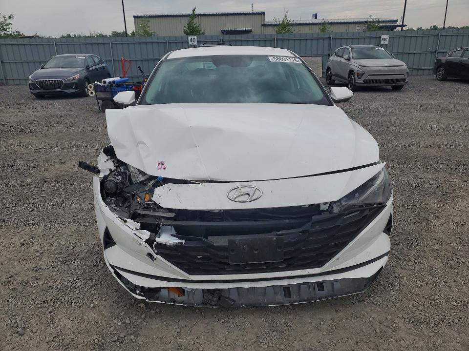 2022 Hyundai Elantra VIN KMHLM4AG0NU309287 COPART salvage auction — FRONT END, On - Permit Salvage, sold $3,450 on 2026-07-14 (photo 5)