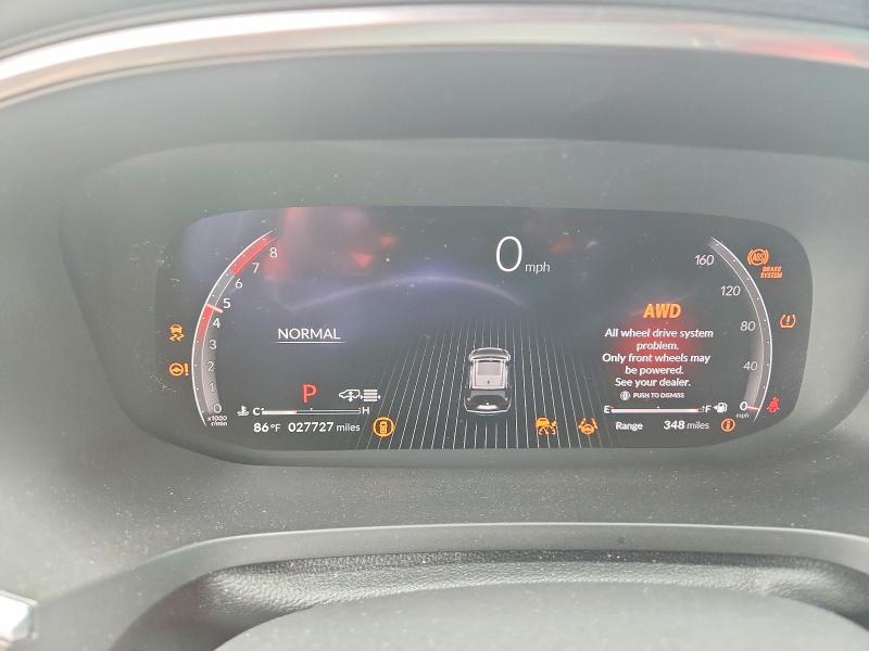 2023 Acura Mdx VIN 5J8YD8H97PL000371 COPART salvage auction — REAR END, Fl - Cert Of Title Slvg Rebuildable, sold $17,600 on 2026-07-09 (photo 9)