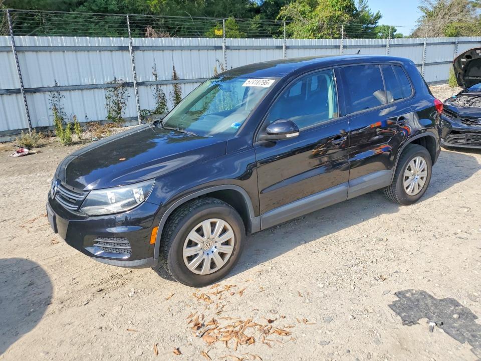 2014 Volkswagen Tiguan VIN WVGCV3AX4EW594491 COPART salvage auction — NORMAL WEAR, Va - Certificate Of Title, sold $700 on 2026-07-21 (photo 1)