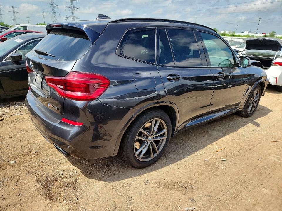 2019 BMW X3 VIN 5UXTS3C58KLR72638 COPART salvage auction — FRONT END, IL - SALVAGE CERTIFICATE, sold $11,100 on 2026-07-30 (photo 3)