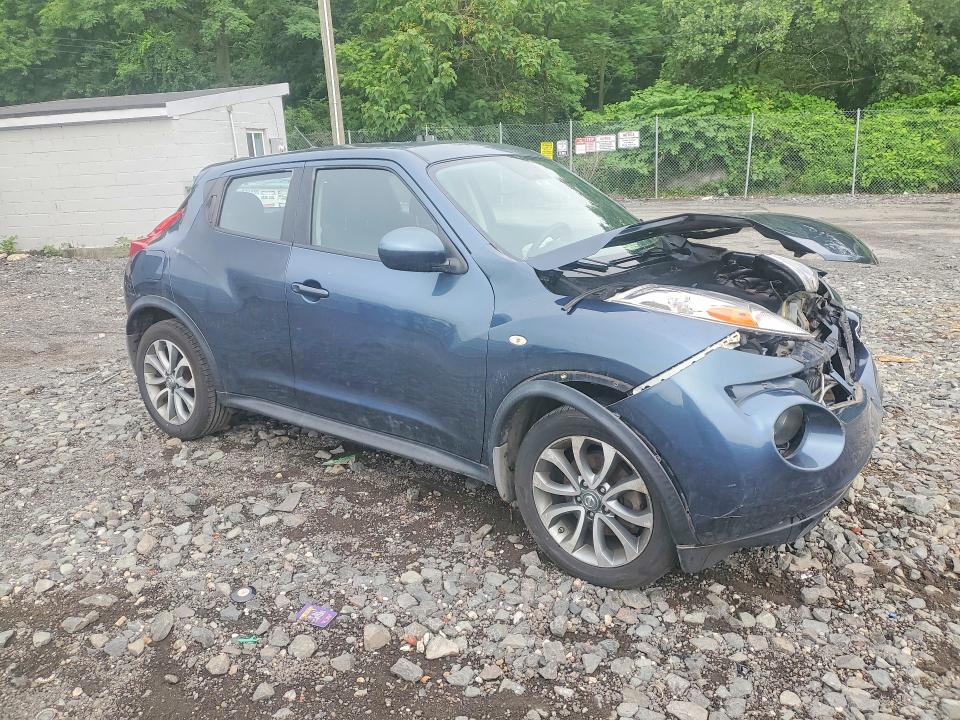 2013 Nissan Juke VIN JN8AF5MR8DT214459 COPART salvage auction — FRONT END, Ny - Mv-907A Salvage Certificate, sold $450 on 2026-07-16 (photo 4)