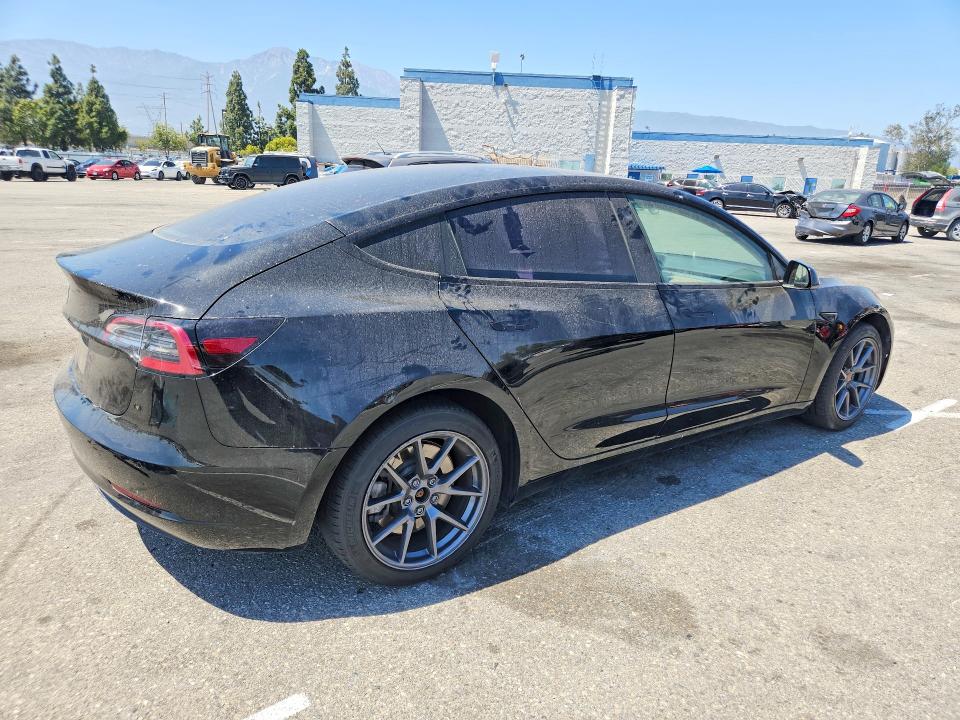 2022 Tesla Model 3 VIN 5YJ3E1EA7NF362471 COPART salvage auction — SIDE, Ca - Salvage Certificate, sold $6,500 on 2026-08-27 (photo 3)