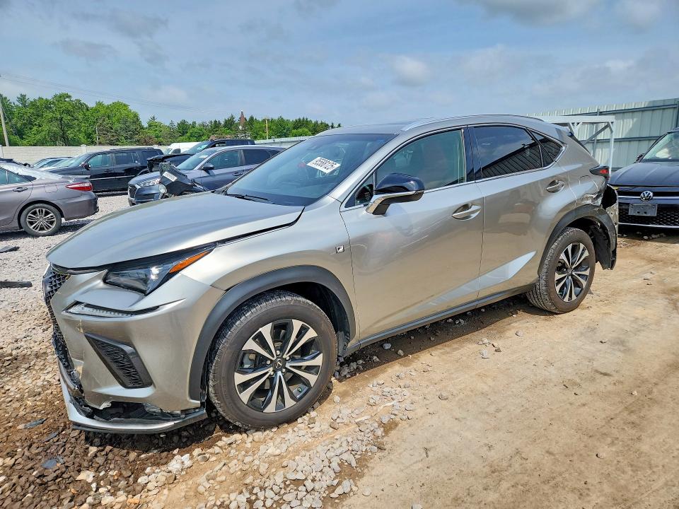 2019 Lexus Nx VIN JTJBARBZ5K2191375 COPART salvage auction — FRONT END, Wi - Certificate Of Title, sold $11,300 on 2026-07-20 (photo 1)