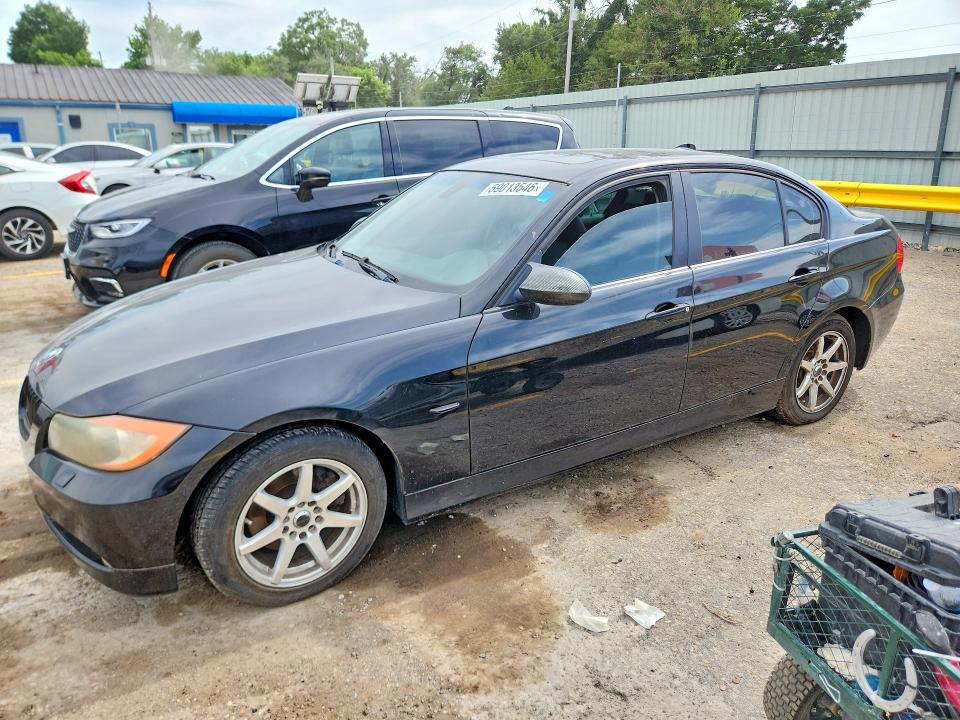 2007 BMW 3er VIN WBAVC93567K031676 COPART salvage auction — WATER/FLOOD, Ks - Cert Of Title-Salvage, sold $375 on 2026-07-22 (photo 1)