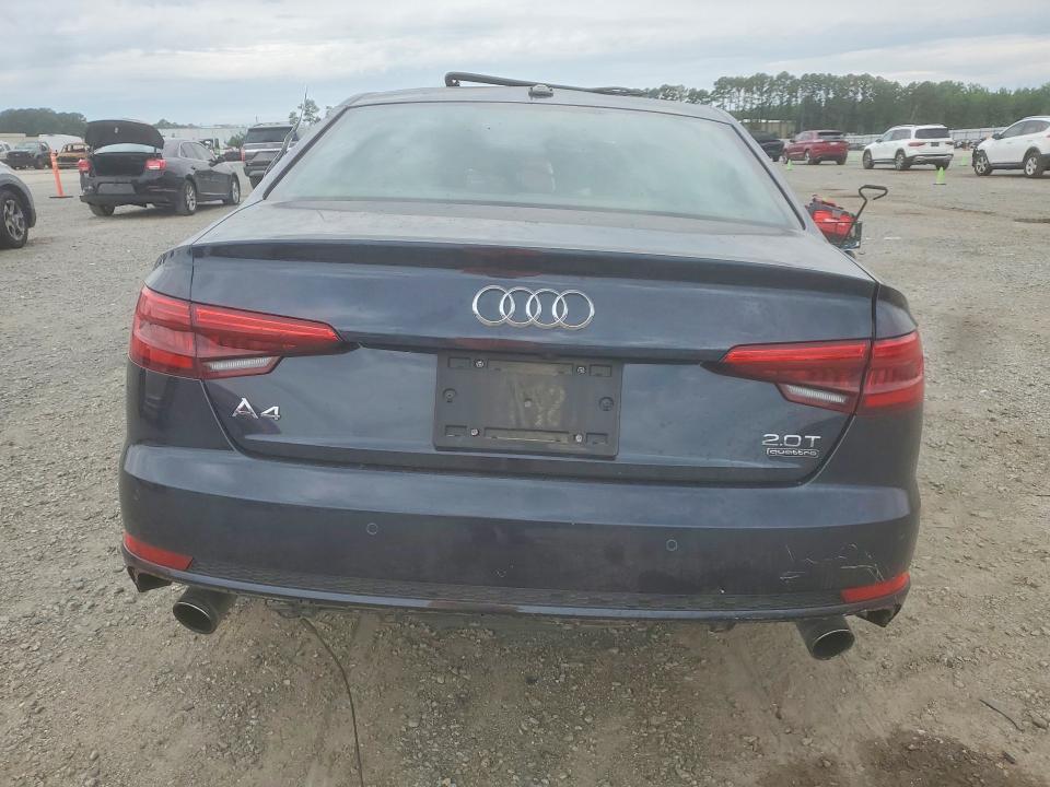 2017 Audi A4 VIN WAUENAF40HN027198 COPART salvage auction — ROLLOVER, NC - SALVAGE CERTIFICATE OF TITLE, sold $200 on 2026-07-27 (photo 6)