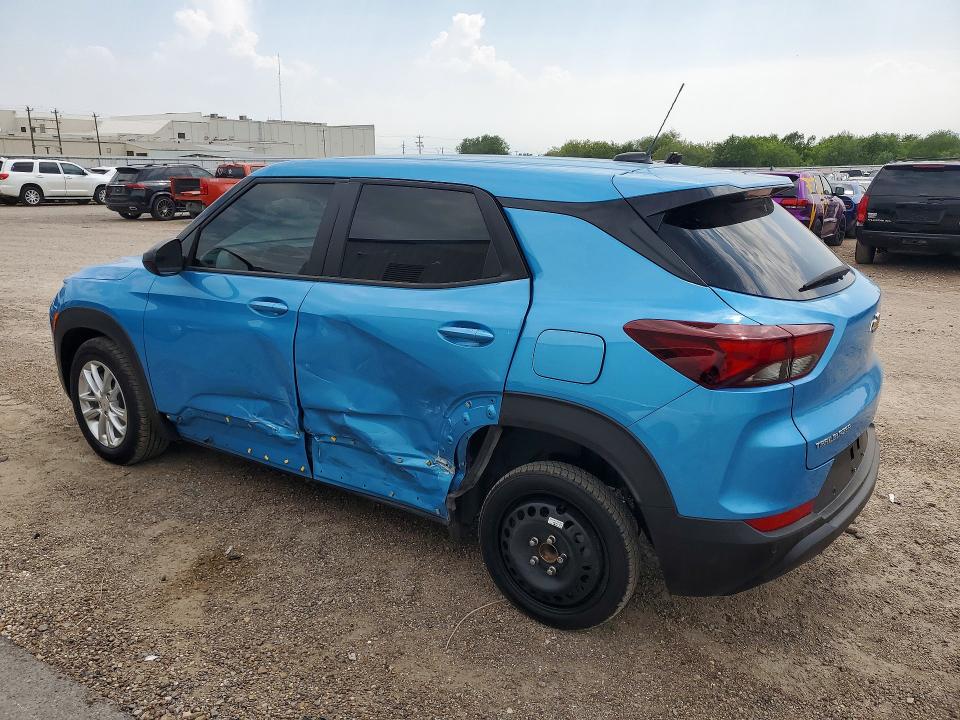 2026 Chevrolet VIN KL79MMSL5TB011477 COPART salvage auction — SIDE, Tx - Certificate Of Title (P), sold $12,500 on 2026-07-29 (photo 2)