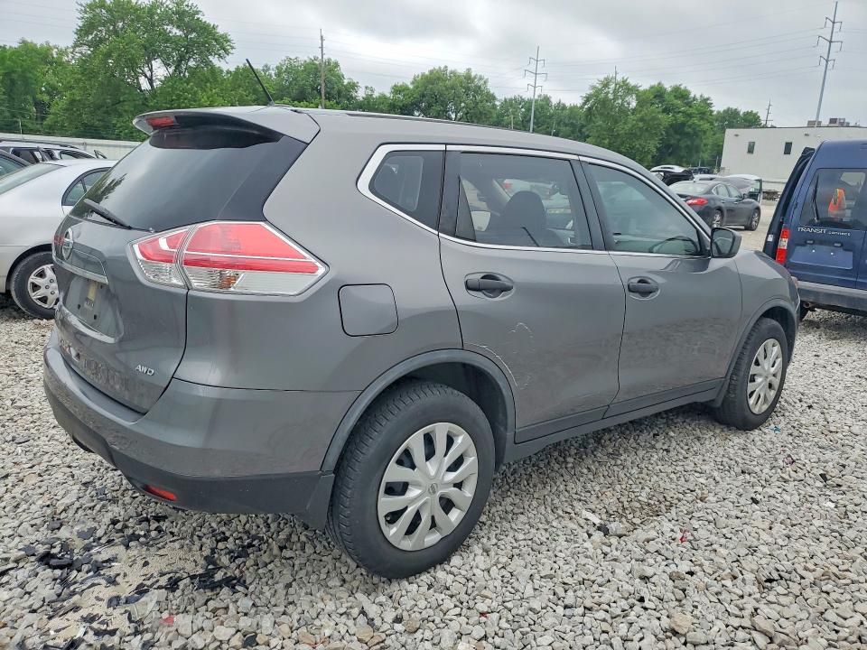 2016 Nissan Rogue VIN JN8AT2MV1GW145055 COPART salvage auction — FRONT END, Mt - Certificate Of Title, sold $600 on 2026-07-13 (photo 3)
