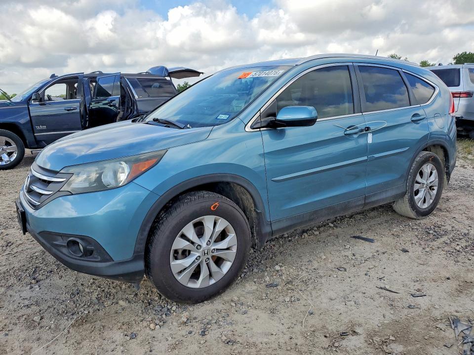 2014 Honda Cr-v VIN 2HKRM3H7XEH557121 COPART salvage auction — BIOHAZARD/CHEMICAL, Tx - Salvage Vehicle Title, sold $4,200 on 2026-07-02 (photo 1)