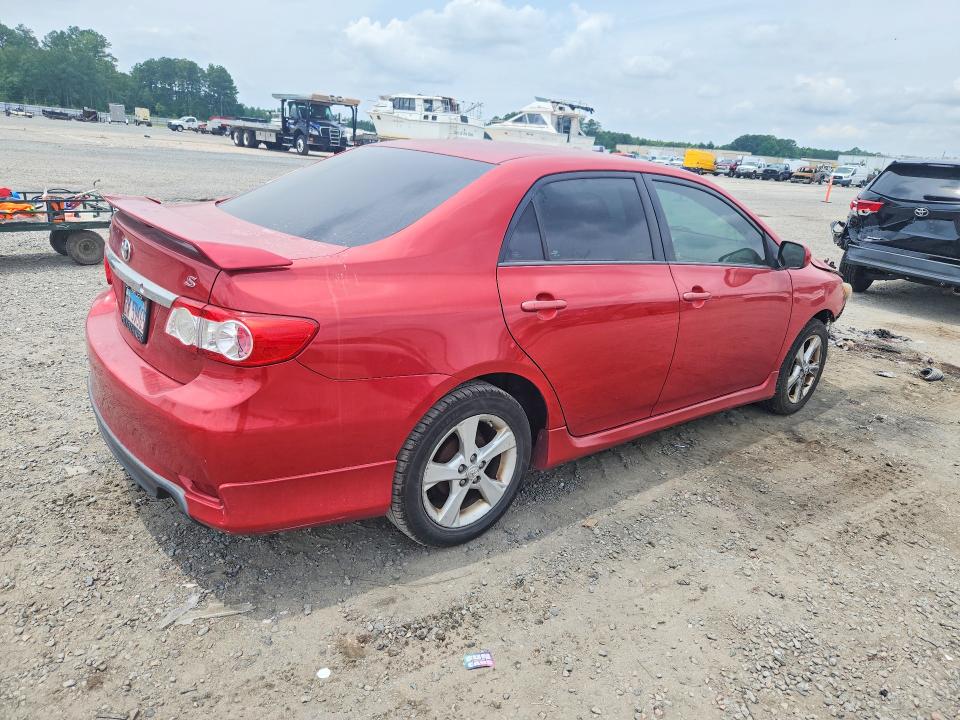2012 Toyota Corolla VIN 5YFBU4EE4CP026037 COPART salvage auction — FRONT END, Nc - Salvage Certificate Of Title, sold $2,100 on 2026-07-20 (photo 3)