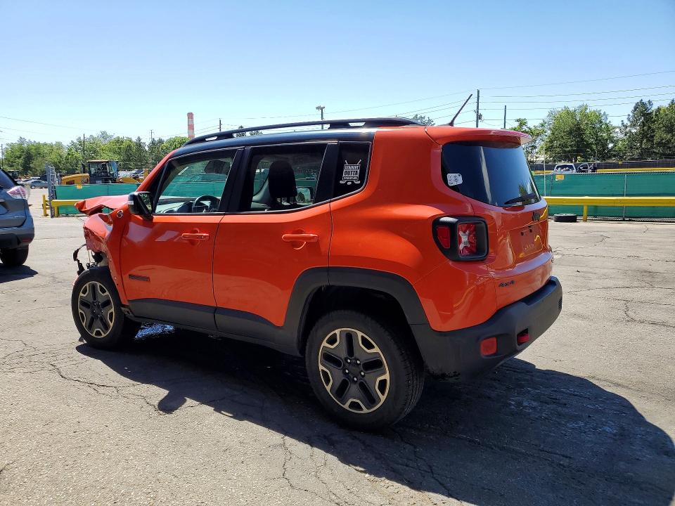 2017 Jeep Renegade VIN ZACCJBCB8HPE52464 COPART salvage auction — FRONT END, Co - Dis/Dlr/Exp Only Clean Title, sold $2,100 on 2026-07-15 (photo 2)