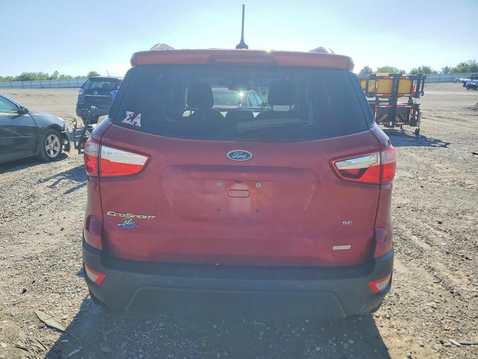 2018 Ford Ecosport VIN MAJ3P1TE4JC215621 COPART salvage auction — FRONT END, Ky - Cert Of Title-Salvage, sold $1,450 on 2026-07-09 (photo 6)