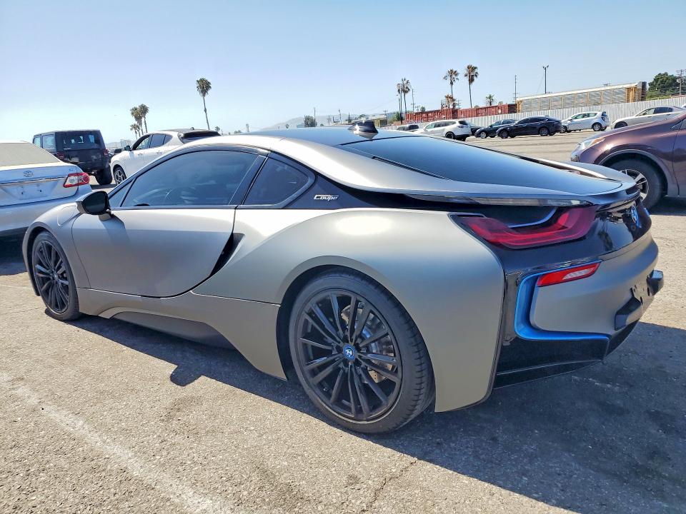 2019 BMW I8 VIN WBY2Z4C59K7F14566 COPART salvage auction — NORMAL WEAR, Ca - Dis/Dlr/Exp Only Clean Title (P), sold $60,000 on 2026-07-02 (photo 2)