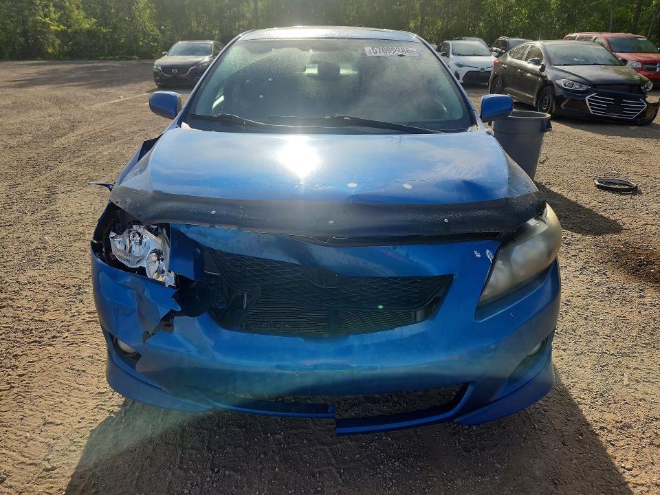 2009 Toyota Corolla VIN 2T1BU40E59C089681 COPART salvage auction — FRONT END, On - Permit No Brand - Unfit, sold $1,850 on 2026-07-02 (photo 5)