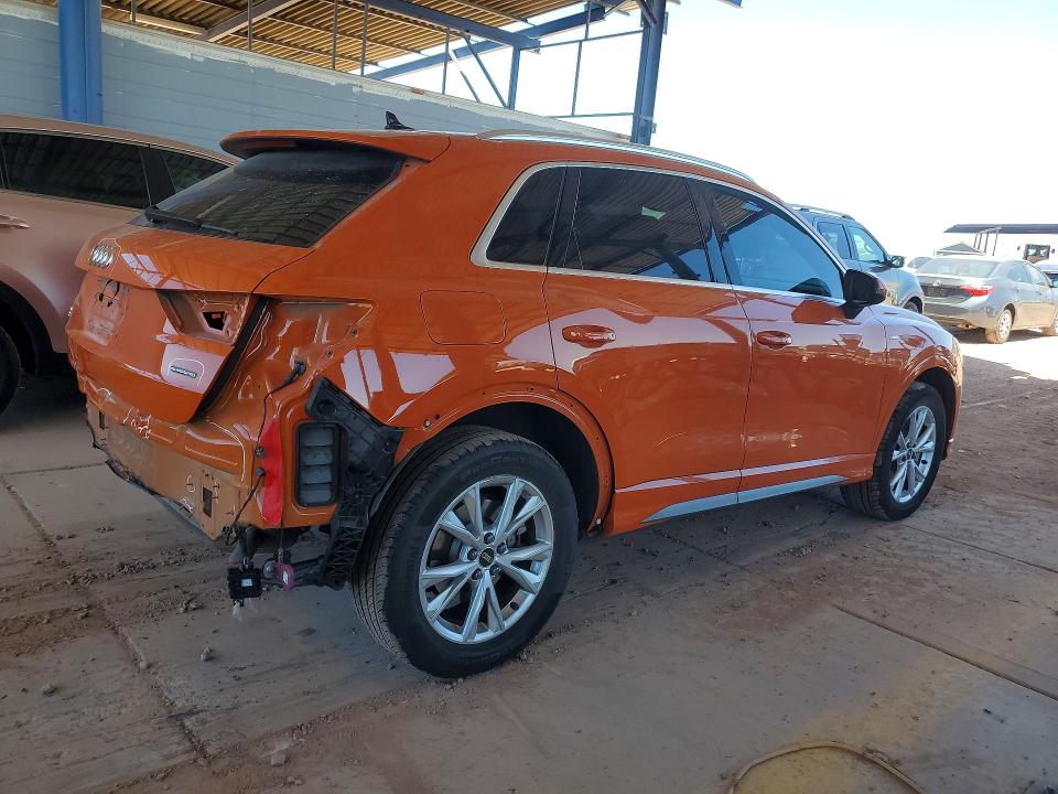 2022 Audi Q3 VIN WA1DECF3XN1149260 COPART salvage auction — REAR END, Az - Cert Of Title - Salvage, sold $12,900 on 2026-07-14 (photo 3)