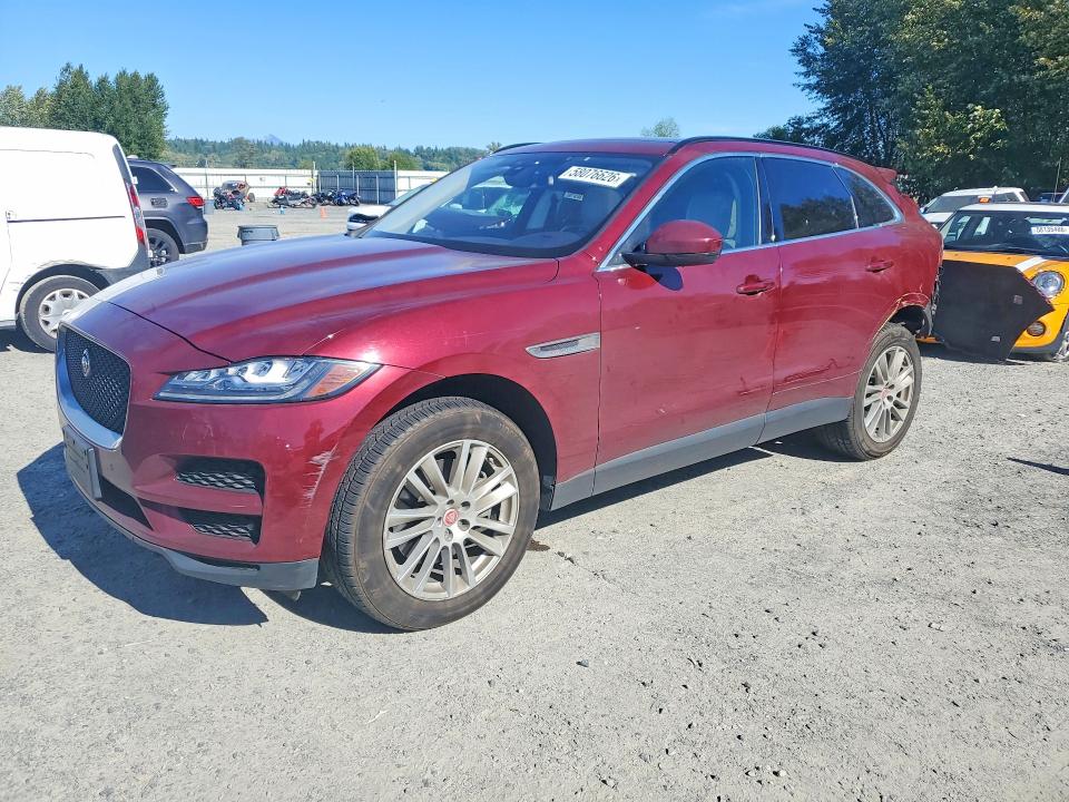 2017 Jaguar F-pace VIN SADCK2BV8HA883609 COPART salvage auction — REAR END, Wa - Bill Of Sale, sold $2,750 on 2026-07-27 (photo 1)