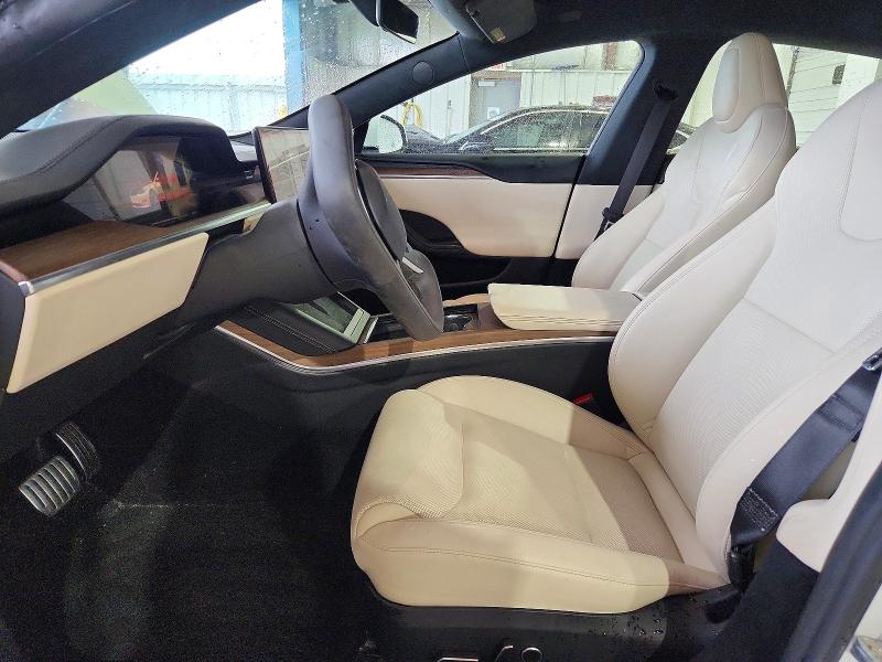 2021 Tesla Model s VIN 5YJSA1E54MF443761 COPART salvage auction — UNDERCARRIAGE, Il - Salvage Certificate, sold $12,400 on 2026-07-29 (photo 7)