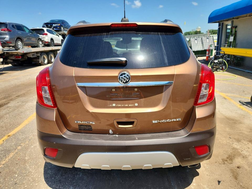 2016 Buick Encore VIN KL4CJBSB4GB549908 COPART salvage auction — FRONT END, Ks - Cert Of Title-Salvage, sold $850 on 2026-07-08 (photo 6)