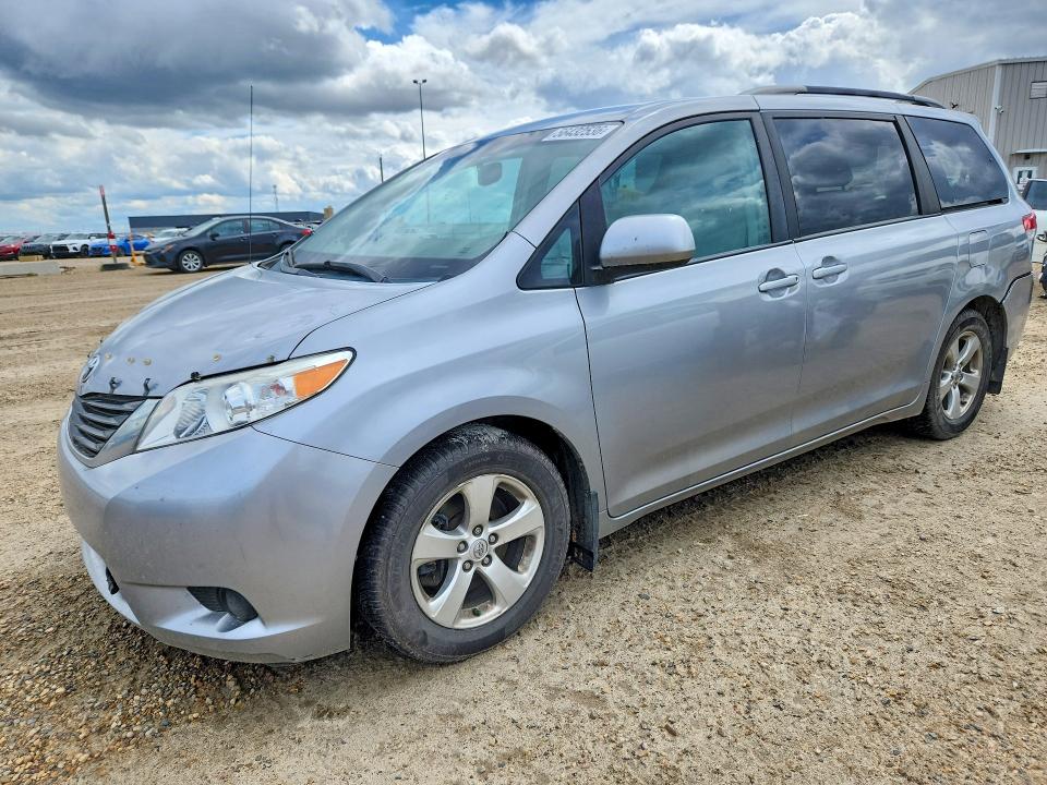 2013 Toyota Sienna VIN 5TDKK3DC8DS367059 COPART salvage auction — REAR END, Ab - Bos - Salvage, sold $3,650 on 2026-07-09 (photo 1)