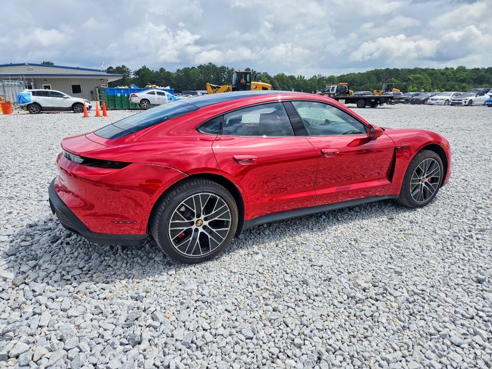 2024 Porsche Taycan VIN WP0AB2Y1XRSA35303 COPART salvage auction — SIDE, Ga - Cert Of Title-Salvage, sold $23,600 on 2026-07-28 (photo 3)