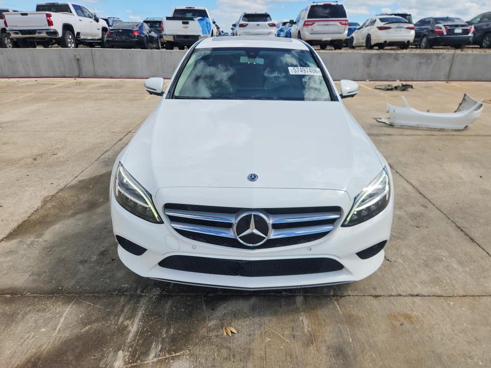 2020 Mercedes-benz C-klasse VIN WDDWF8DBXLR561704 COPART salvage auction — REAR END, Tx - Salvage Vehicle Title, sold $8,000 on 2026-08-06 (photo 5)