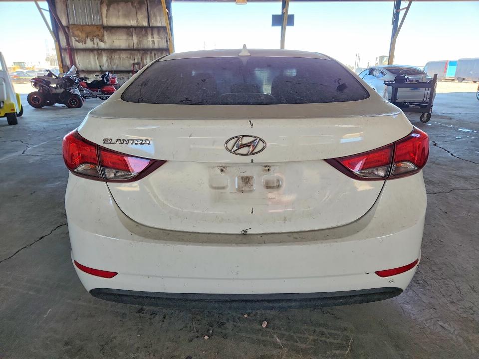 2014 Hyundai Elantra VIN 5NPDH4AE9EH516945 COPART salvage auction — MECHANICAL, Az - Certificate Of Title, sold $675 on 2026-07-06 (photo 6)