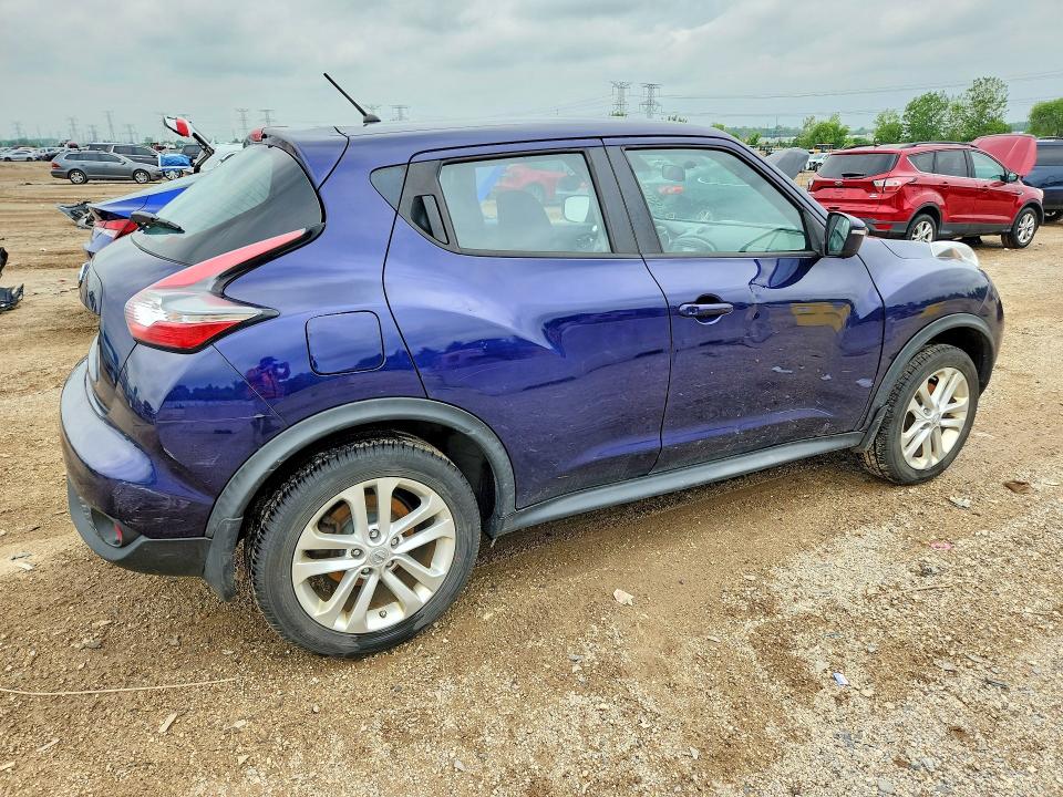 2015 Nissan Juke VIN JN8AF5MR9FT501490 COPART salvage auction — FRONT END, Il - Salvage Certificate, sold $1,850 on 2026-07-16 (photo 3)