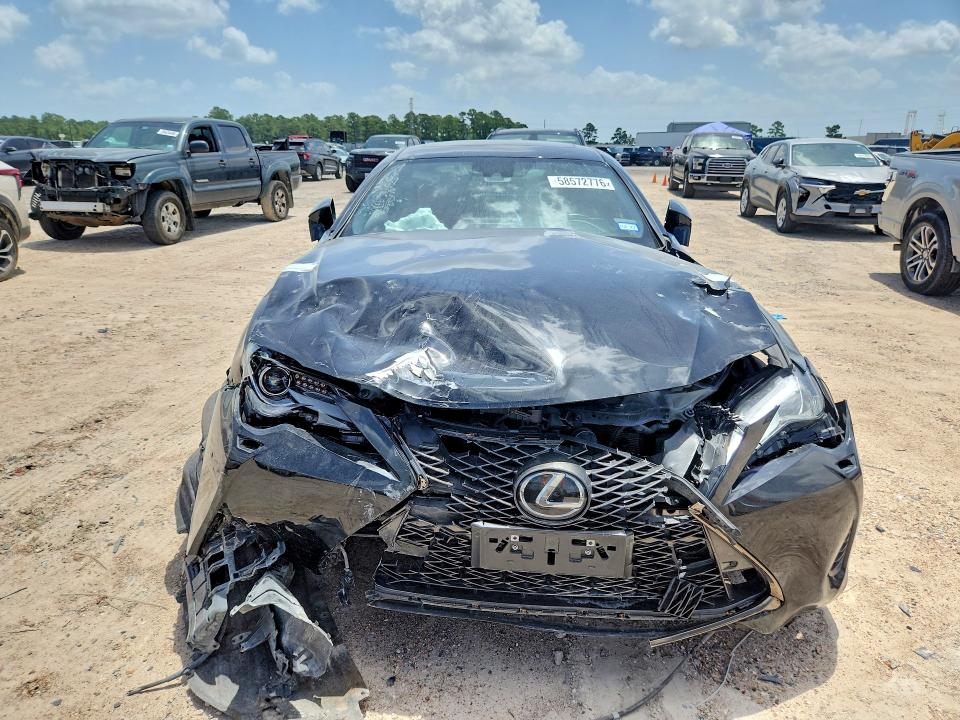 2023 Lexus RC 300 VIN JTHGA5BC4P5012552 COPART salvage auction — FRONT END, Tx - Salvage Vehicle Title, sold $14,704 on 2026-07-28 (photo 5)