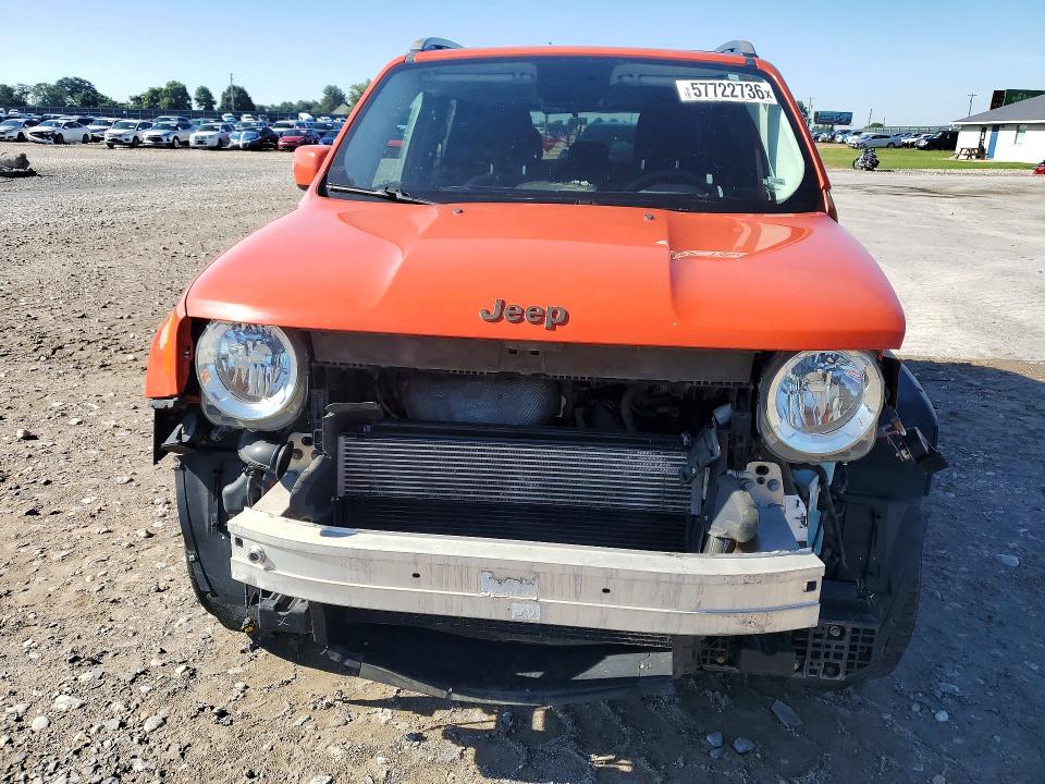 2016 Jeep VIN ZACCJBBT7GPD81783 COPART salvage auction — FRONT END, Mo - Salvage Certificate Of Title, sold $1,550 on 2026-07-27 (photo 5)