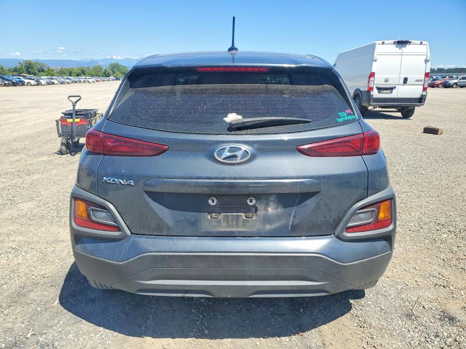 2021 Hyundai Kona VIN KM8K12AA2MU703666 COPART salvage auction — FRONT END, Ca - Salvage Certificate, sold $1,650 on 2026-07-31 (photo 6)