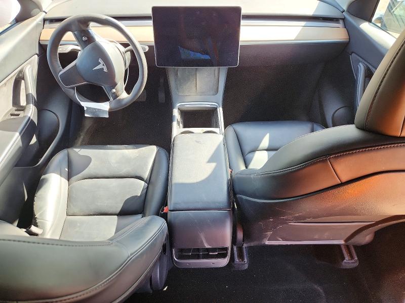 2021 Tesla Model y VIN 5YJYGDEE3MF266226 COPART salvage auction — SIDE, Salvage Title, sold $2,300 on 2026-07-20 (photo 8)