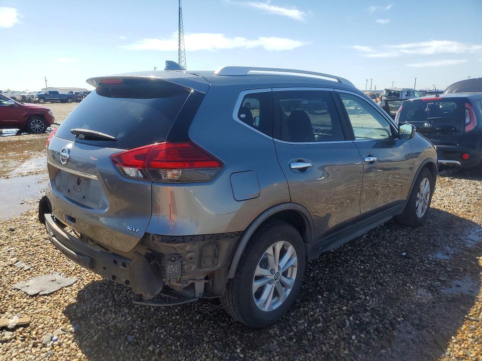 2017 Nissan Rogue VIN JN8AT2MT0HW404991 COPART salvage auction — REAR END, Tx - Salvage Vehicle Title, sold $1,050 on 2026-07-07 (photo 3)