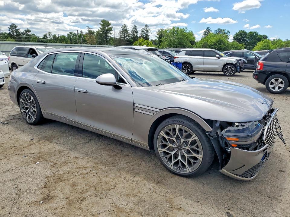 2023 Genesis G90 VIN KMTFC4SD9PU031566 COPART salvage auction — FRONT END, Pa - Certificate Of Salvage, sold $25,250 on 2026-07-02 (photo 4)