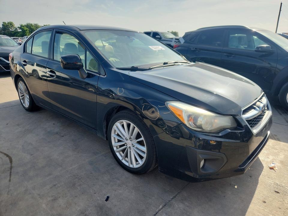 2012 Subaru Impreza VIN JF1GJAG65CH018694 COPART salvage auction — FRONT END, TX - SALVAGE VEHICLE TITLE (P), sold $625 on 2026-07-09 (photo 4)