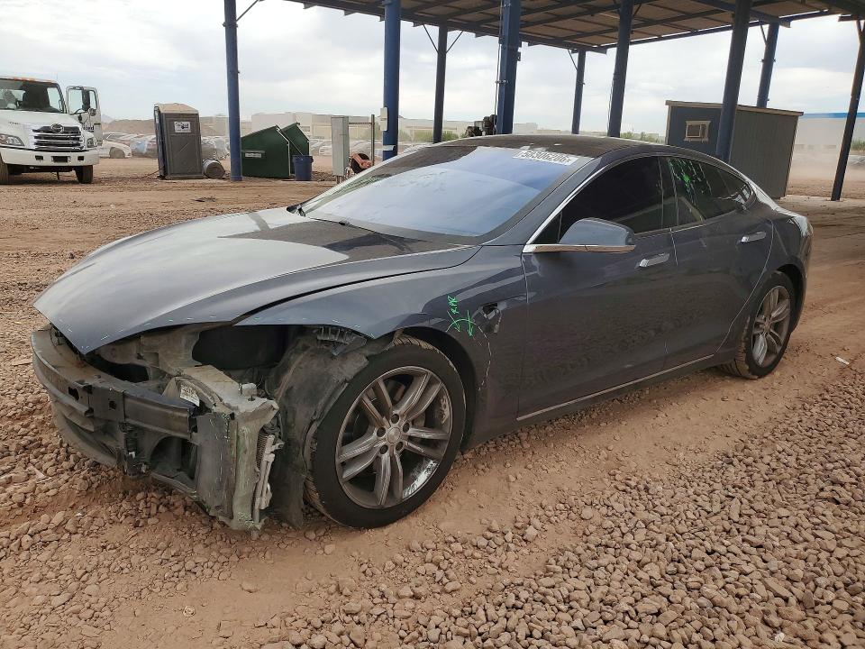 2014 Tesla Model s VIN 5YJSA1S10EFP50363 — COPART salvage auction photo