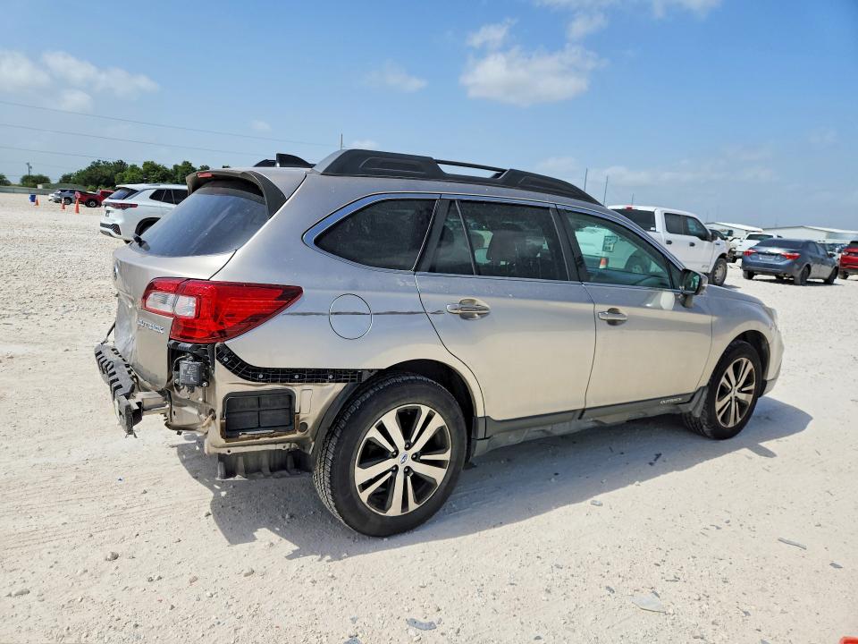 2018 Subaru Outback VIN 4S4BSANC8J3287742 COPART salvage auction — REAR END, Tx - Salvage Vehicle Title, sold $5,000 on 2026-07-09 (photo 3)