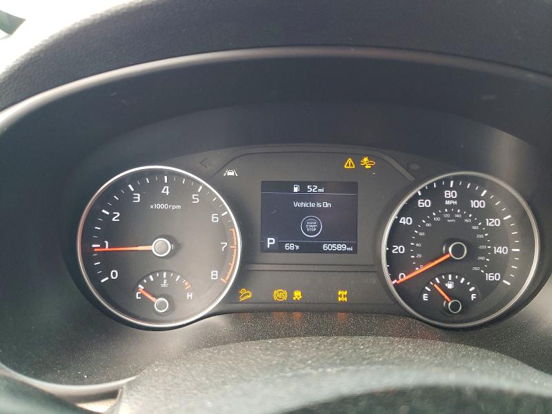 2022 Kia Sportage VIN KNDPMCAC5N7949751 COPART salvage auction — FRONT END, CA - SALVAGE CERTIFICATE, sold $4,300 on 2026-07-22 (photo 9)