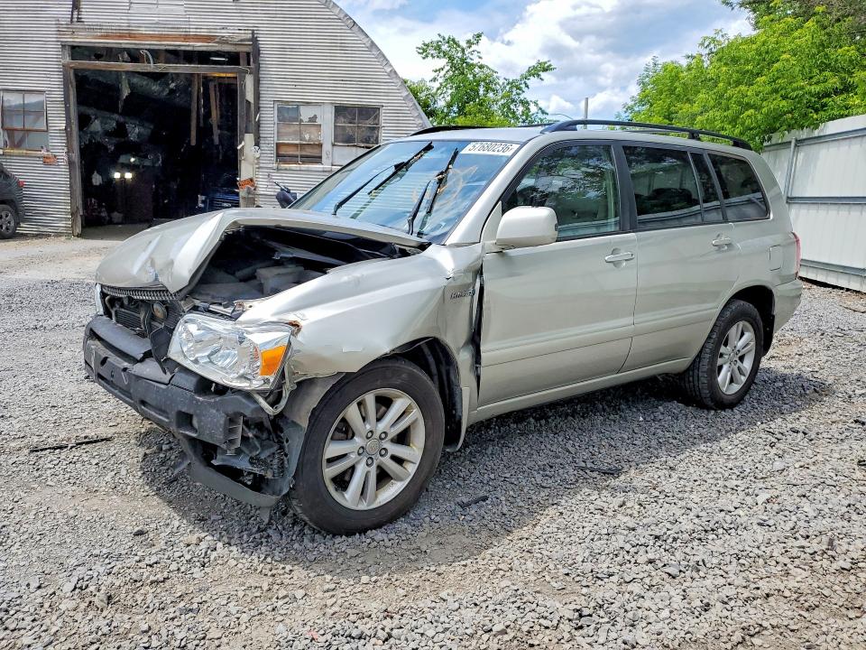 2006 Toyota Highlander hybrid VIN JTEEW21A060026688 COPART salvage auction — FRONT END, NY - MV-907A SALVAGE CERTIFICATE, sold $300 on 2026-07-13 (photo 1)