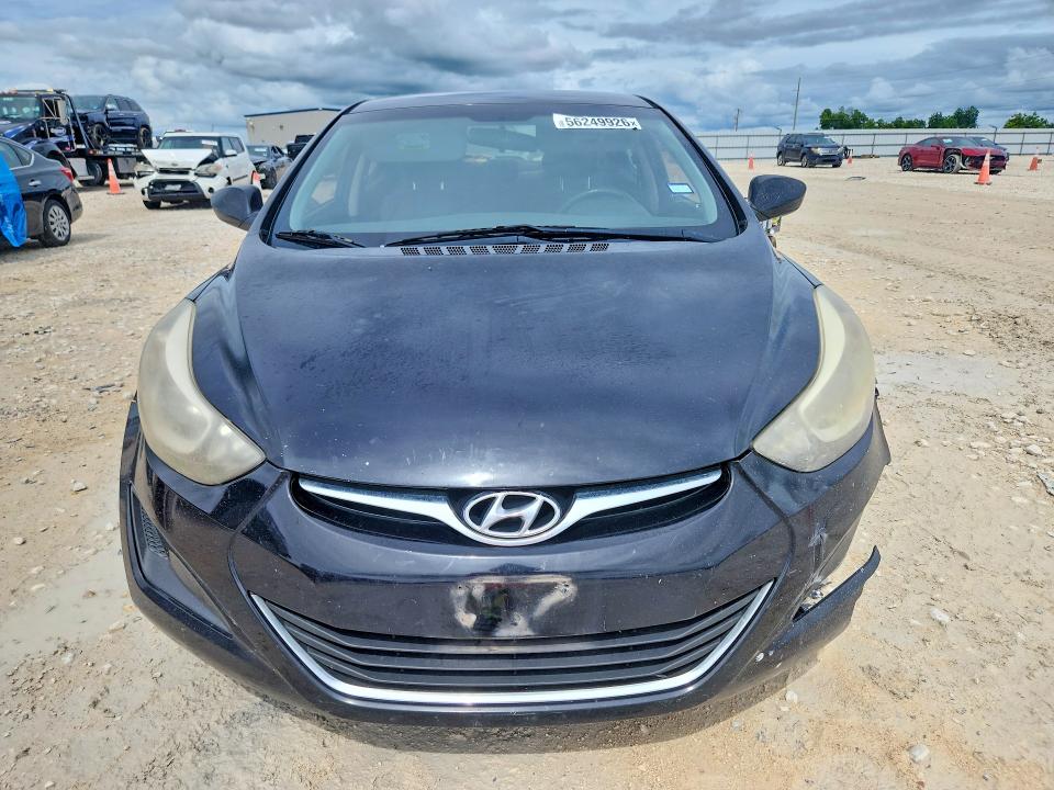 2016 Hyundai Elantra VIN 5NPDH4AE7GH750827 COPART salvage auction — FRONT END, Tx - Salvage Vehicle Title, sold $500 on 2026-07-30 (photo 5)