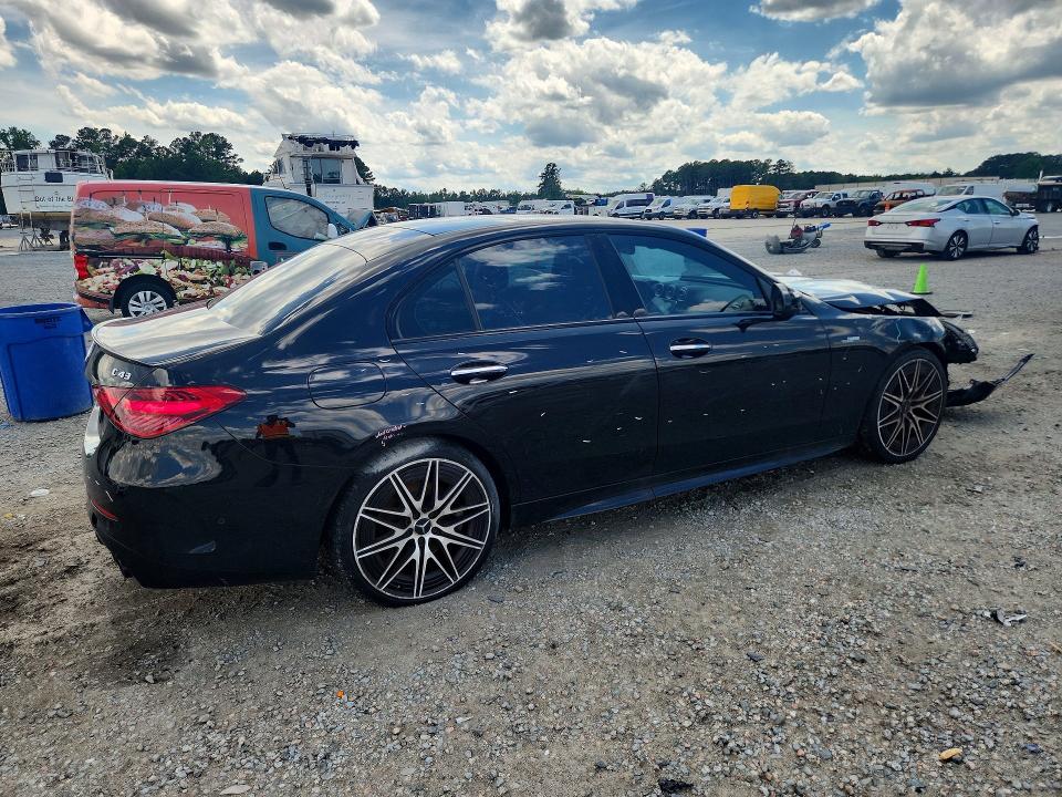 2023 Mercedes-benz C-klasse amg VIN W1KAF8HB5PR148440 COPART salvage auction — FRONT END, Nc - Salvage Certificate Of Title, sold $10,400 on 2026-07-27 (photo 3)