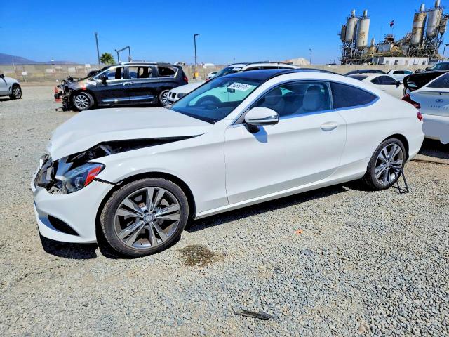 2017 Mercedes-benz C-klasse VIN WDDWJ4JB6HF430421 COPART salvage auction — FRONT END, Ca - Salvage Certificate, sold $3,550 on 2026-07-31 (photo 1)